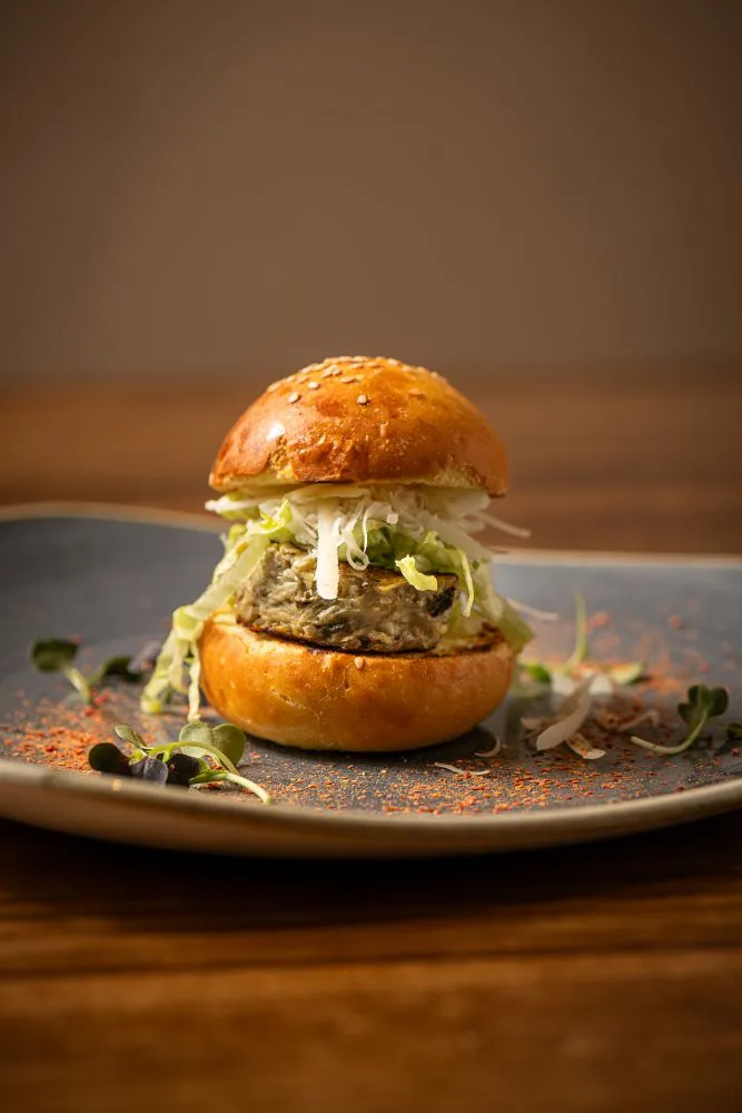 Hamburguesa de Alcachofa del asador de guetaria